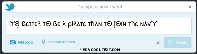 web font generator on Twitter